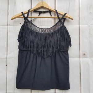 Catalina Fringe Tankini Top Size L